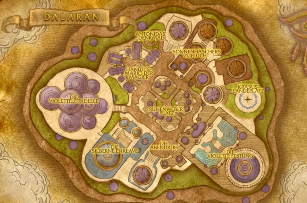 Nethaeras Licht Map