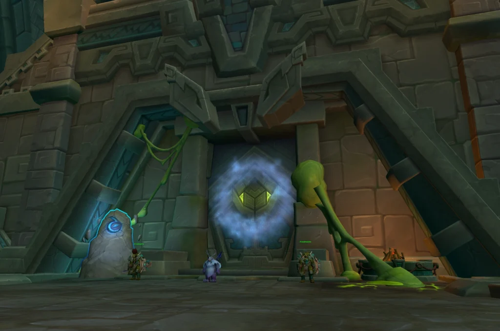 Altar der Faenge Eingang