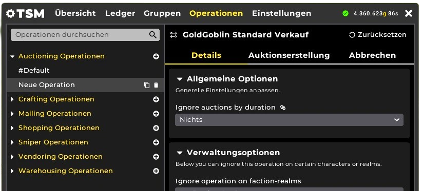 Auctioning Operation 1 1