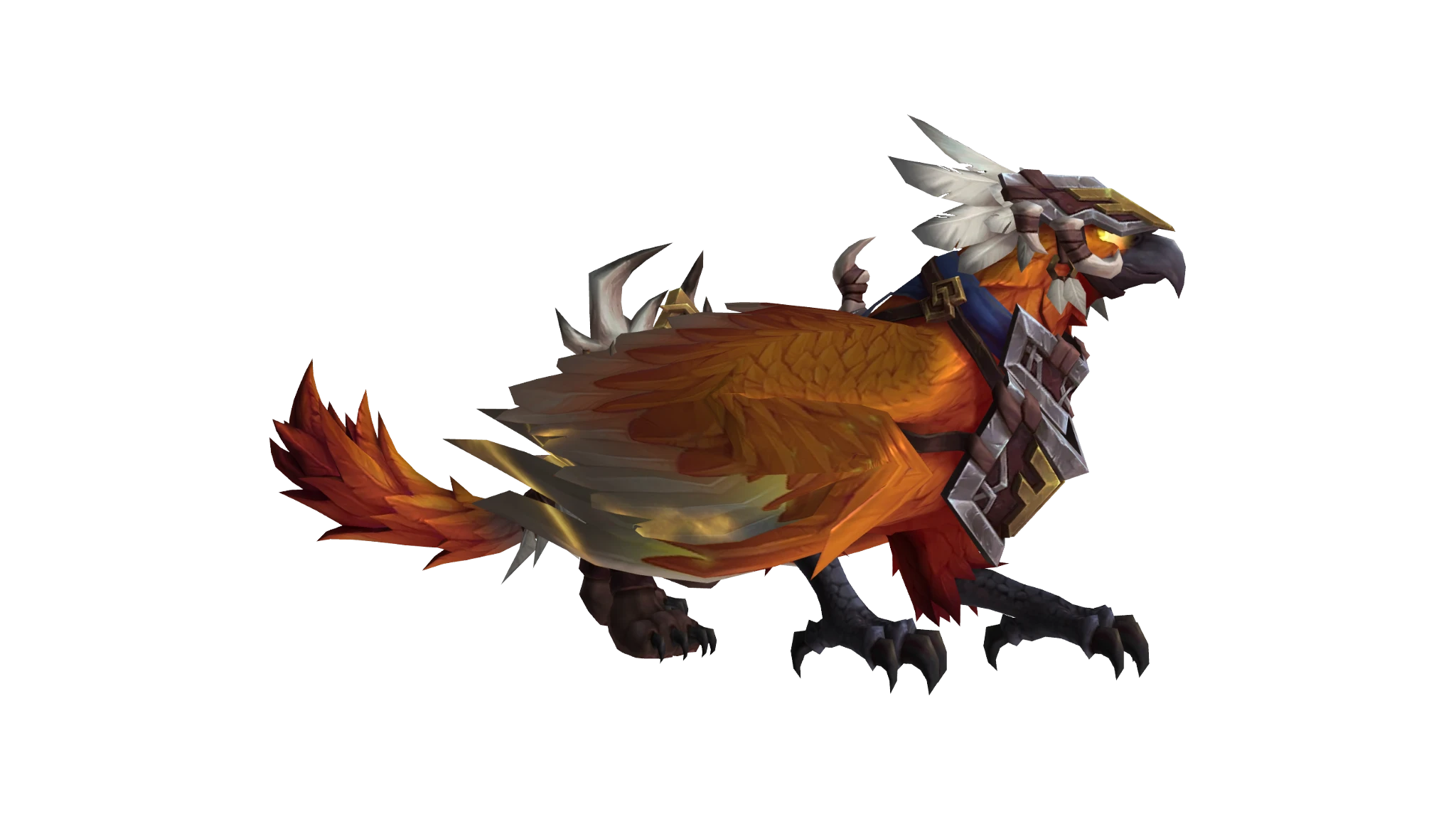 Cinder Plumed Highland Gryphon