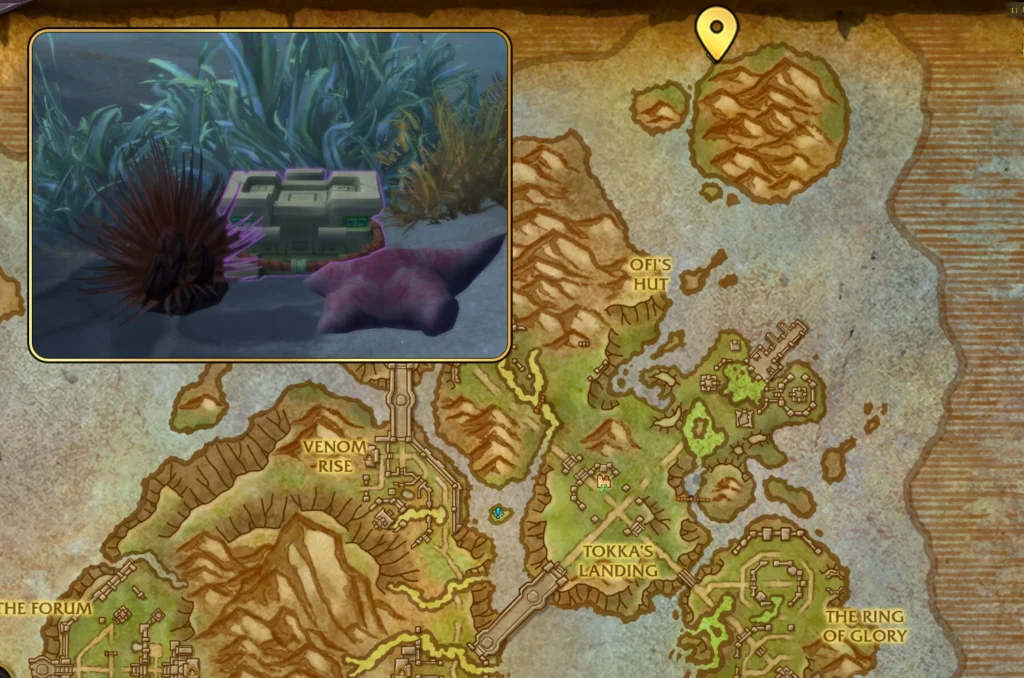 Map Sunken Divers Chest