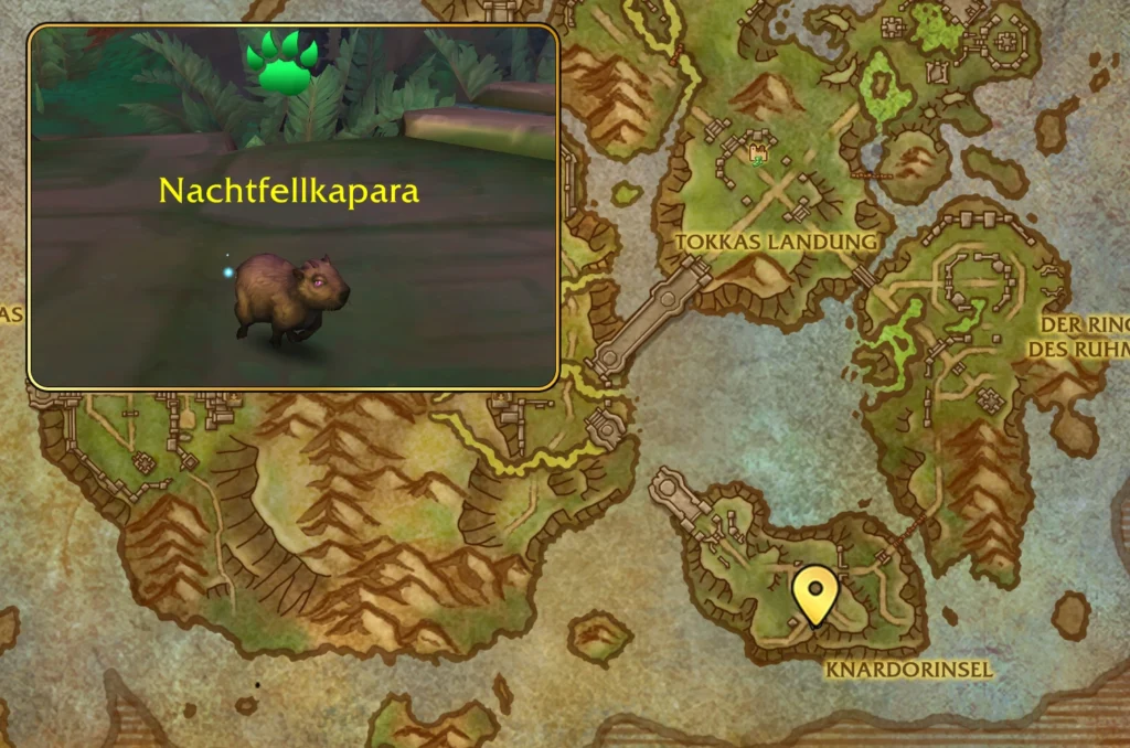 Nachtfellkapara Map