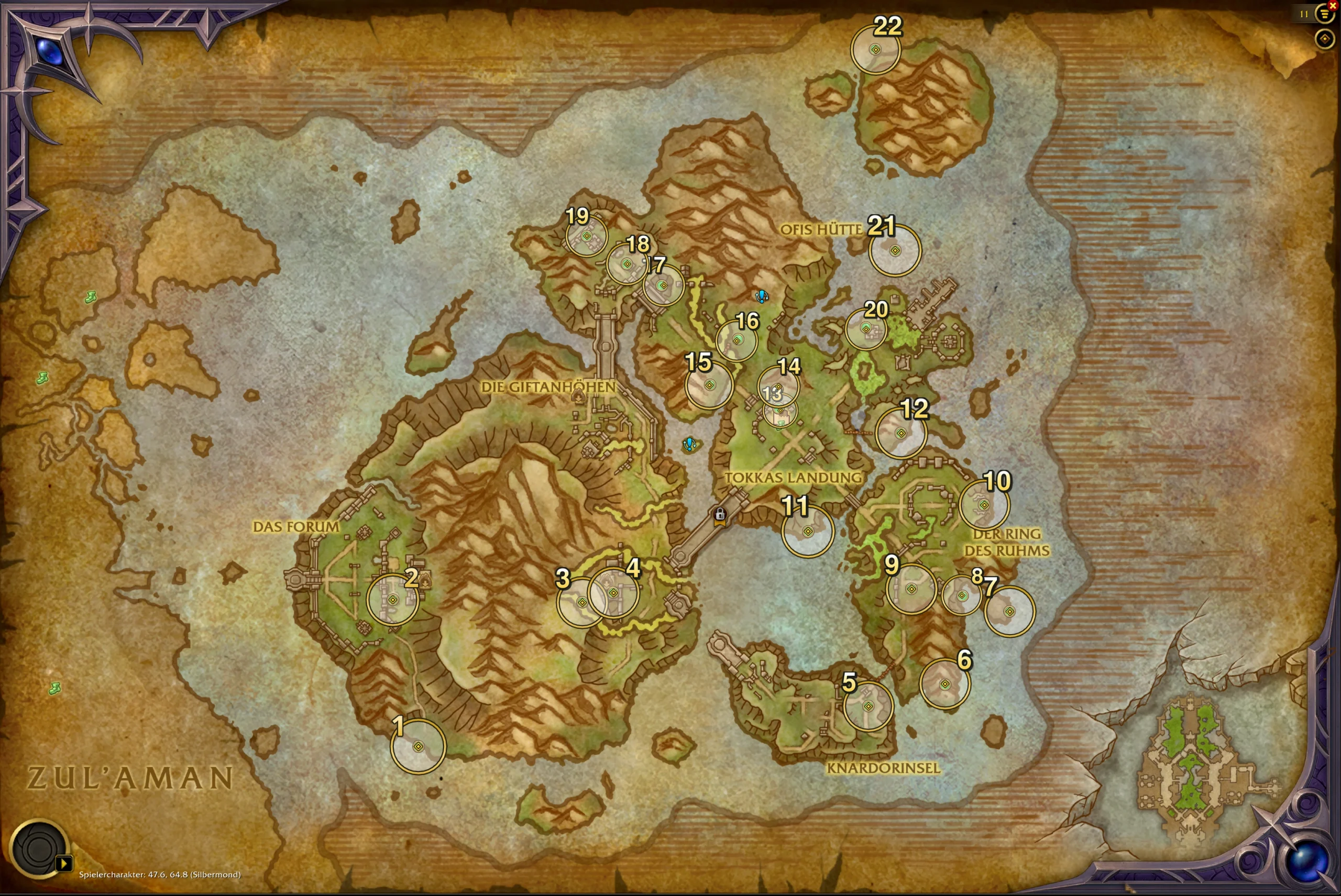 Schaetze der Gewundenen Insel Map scaled