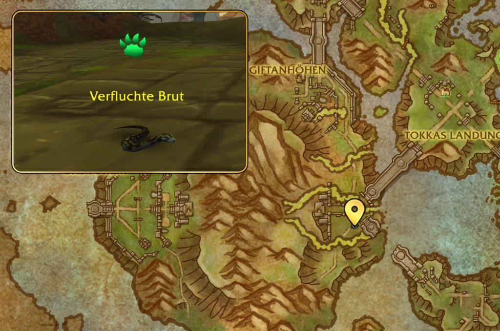 Verfluchte Brut Map