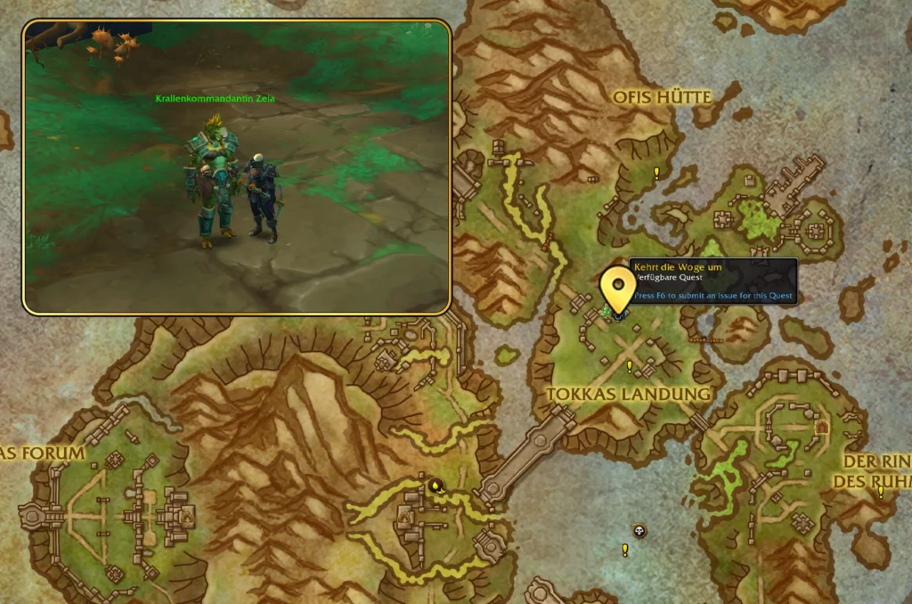 Zela NPC Weekly Map