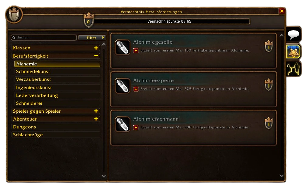 Vermaechtnis Herausforderungen