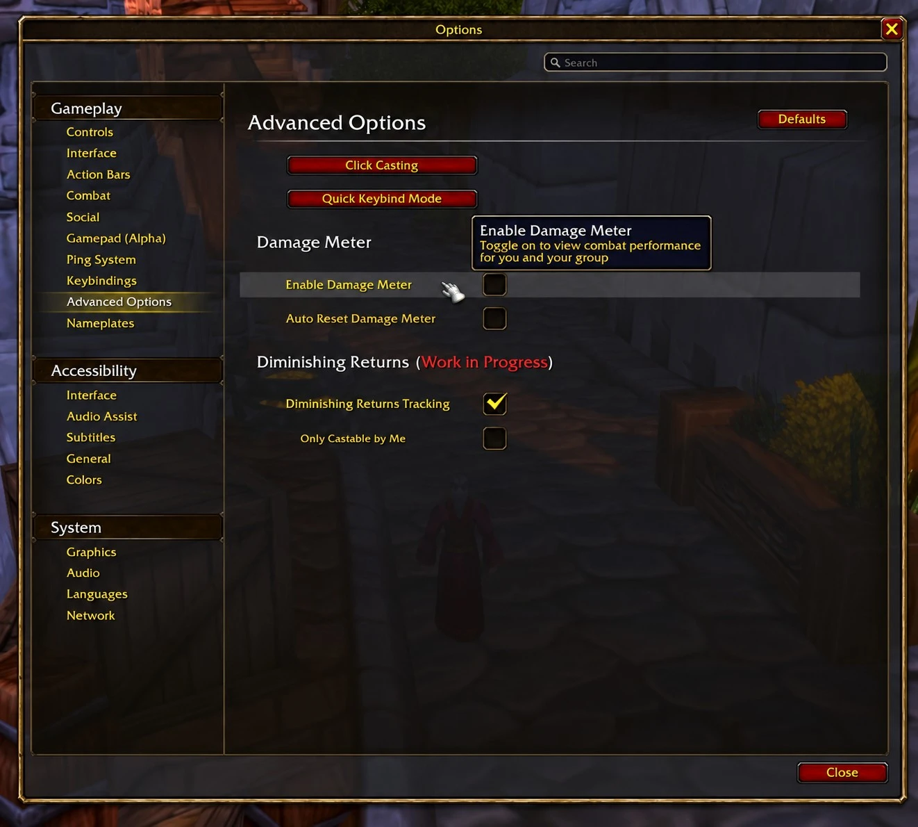 Warcraft Forever Dmg Meter