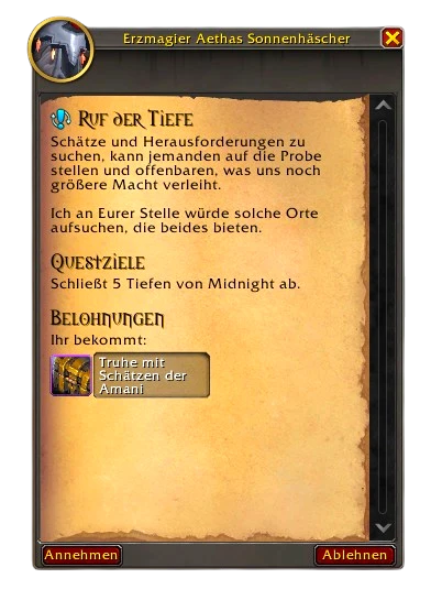 ruf der tiefe