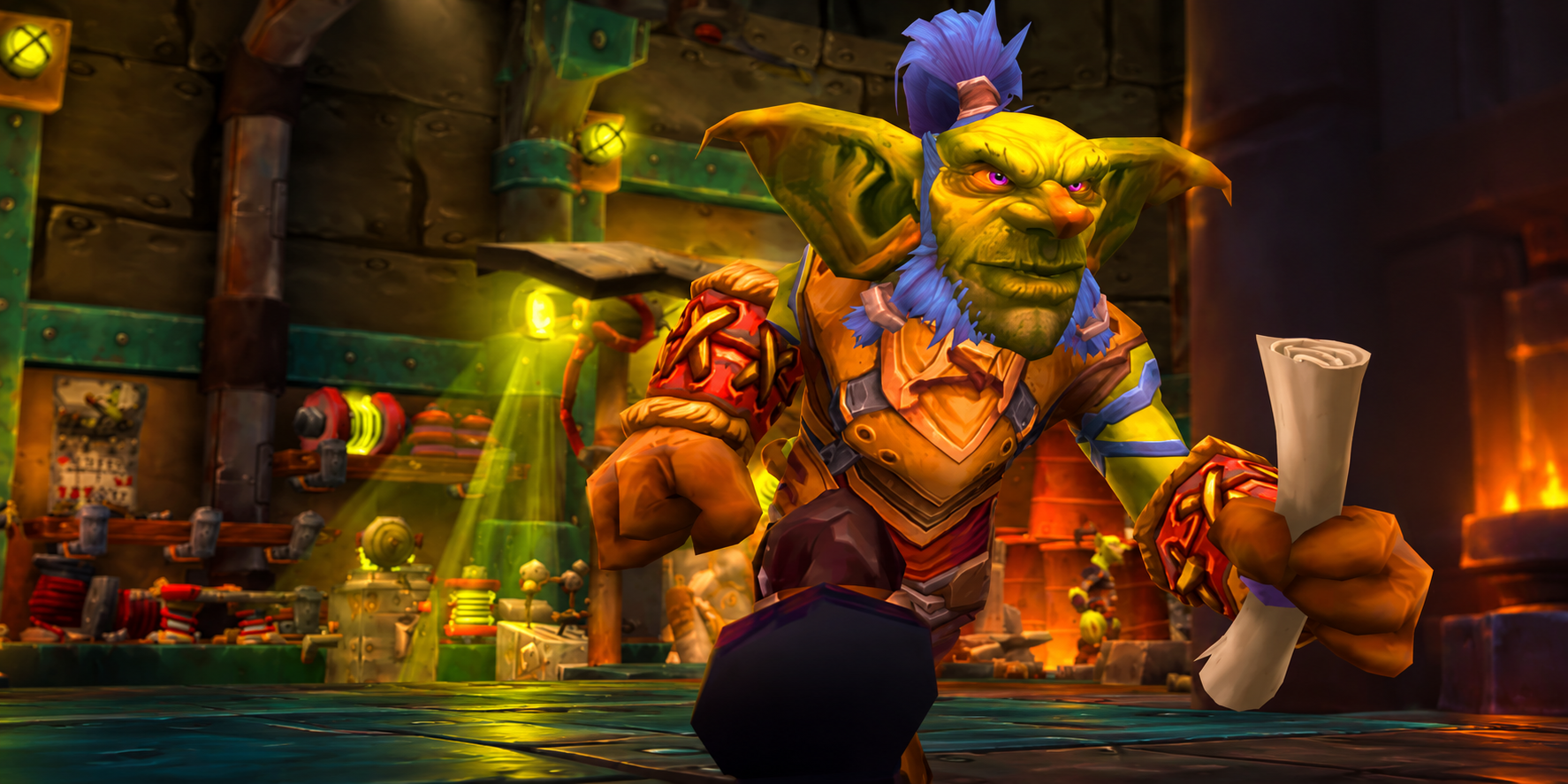 Goblin im dampfenden Tueftleratelier