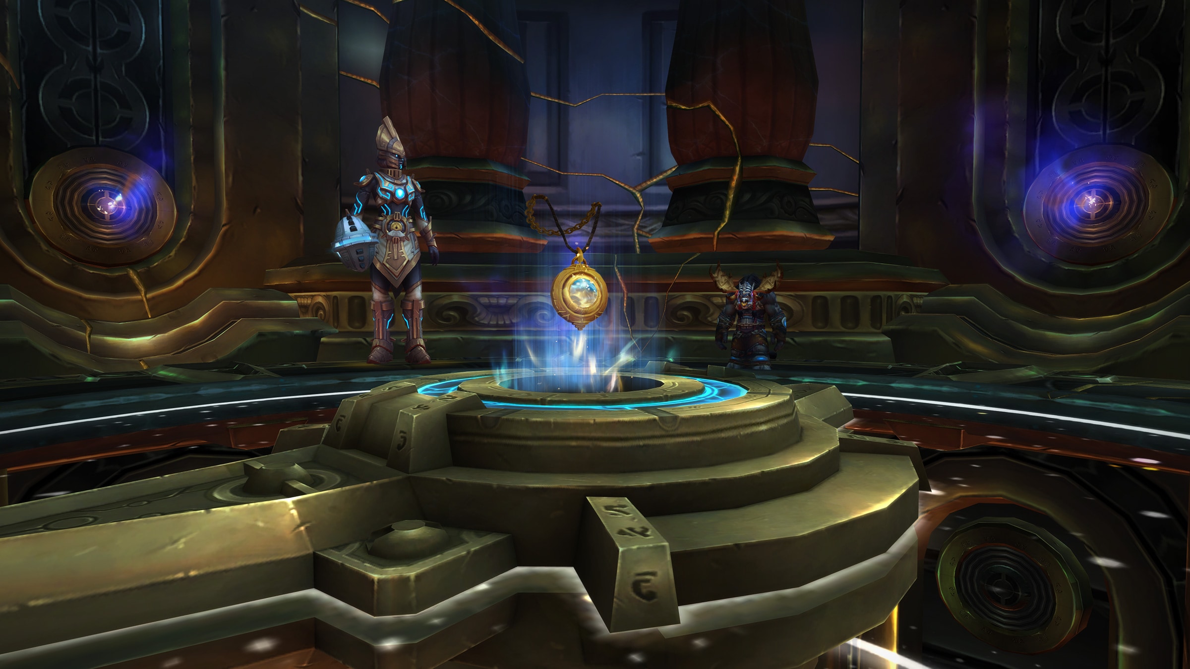 Das Herz von Azeroth in der Herzkammer