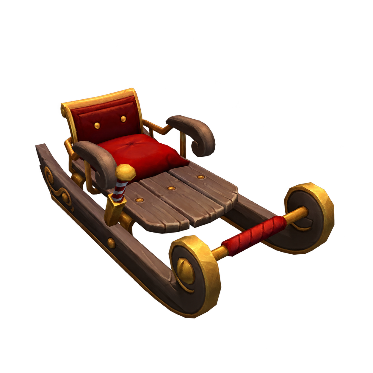 WoW Housing: Verzierter Winterschlitten