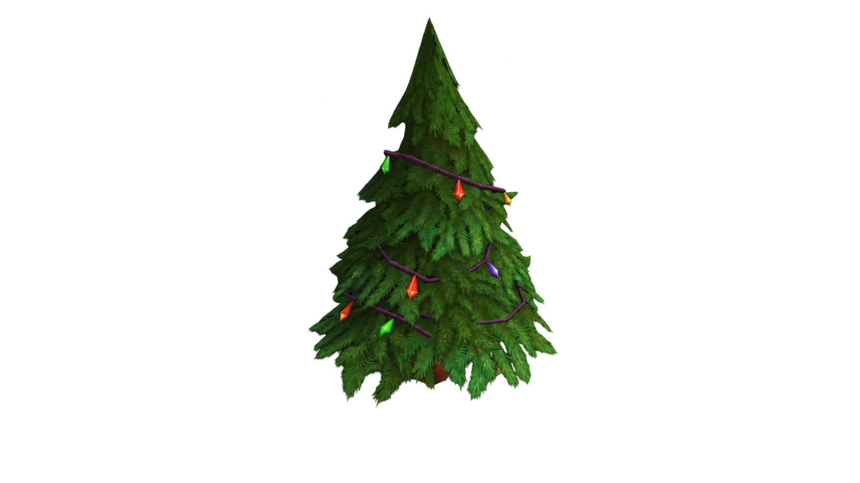 WoW Housing: Schlicht geschmückter Winterhauchbaum