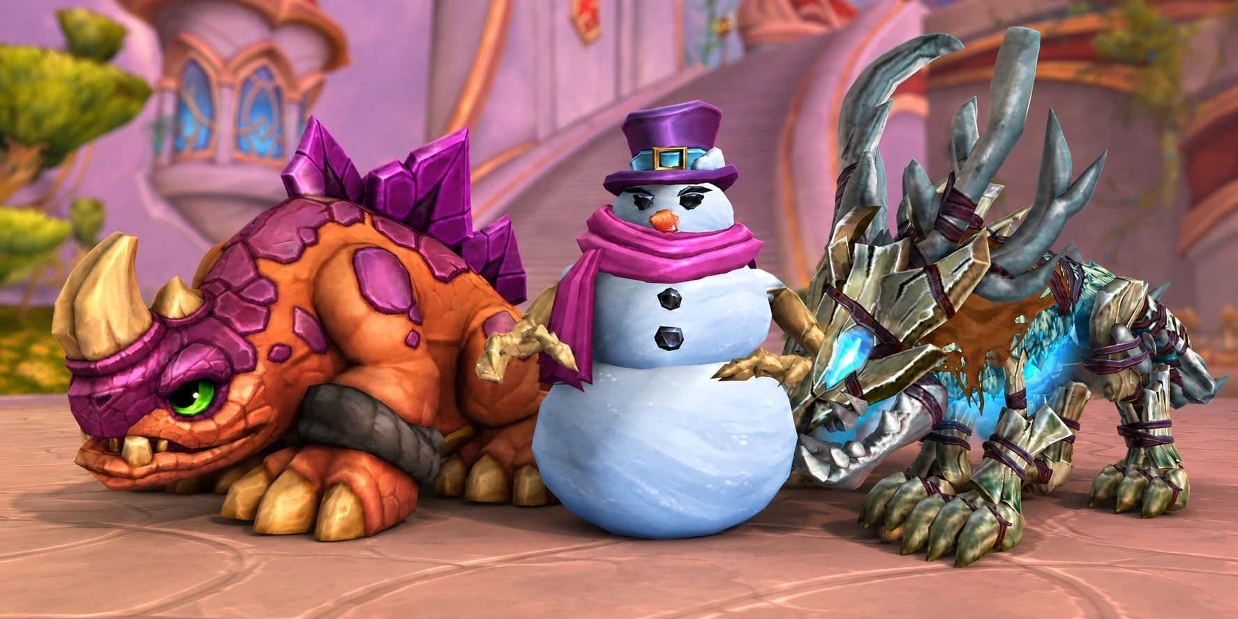 Stegodon Schneemann und Geisterbestie