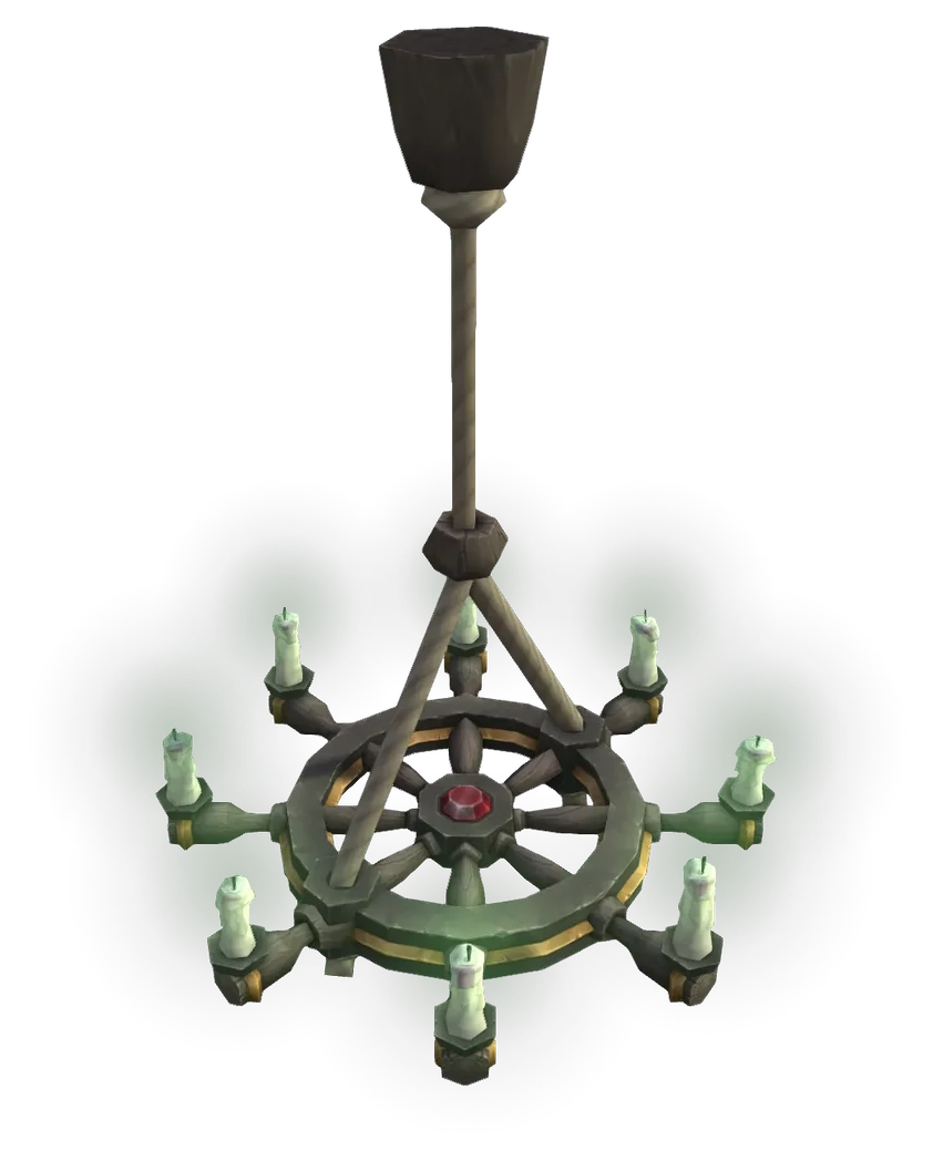 Grimmflut-Kronleuchter · freigestelltes Originalmodell