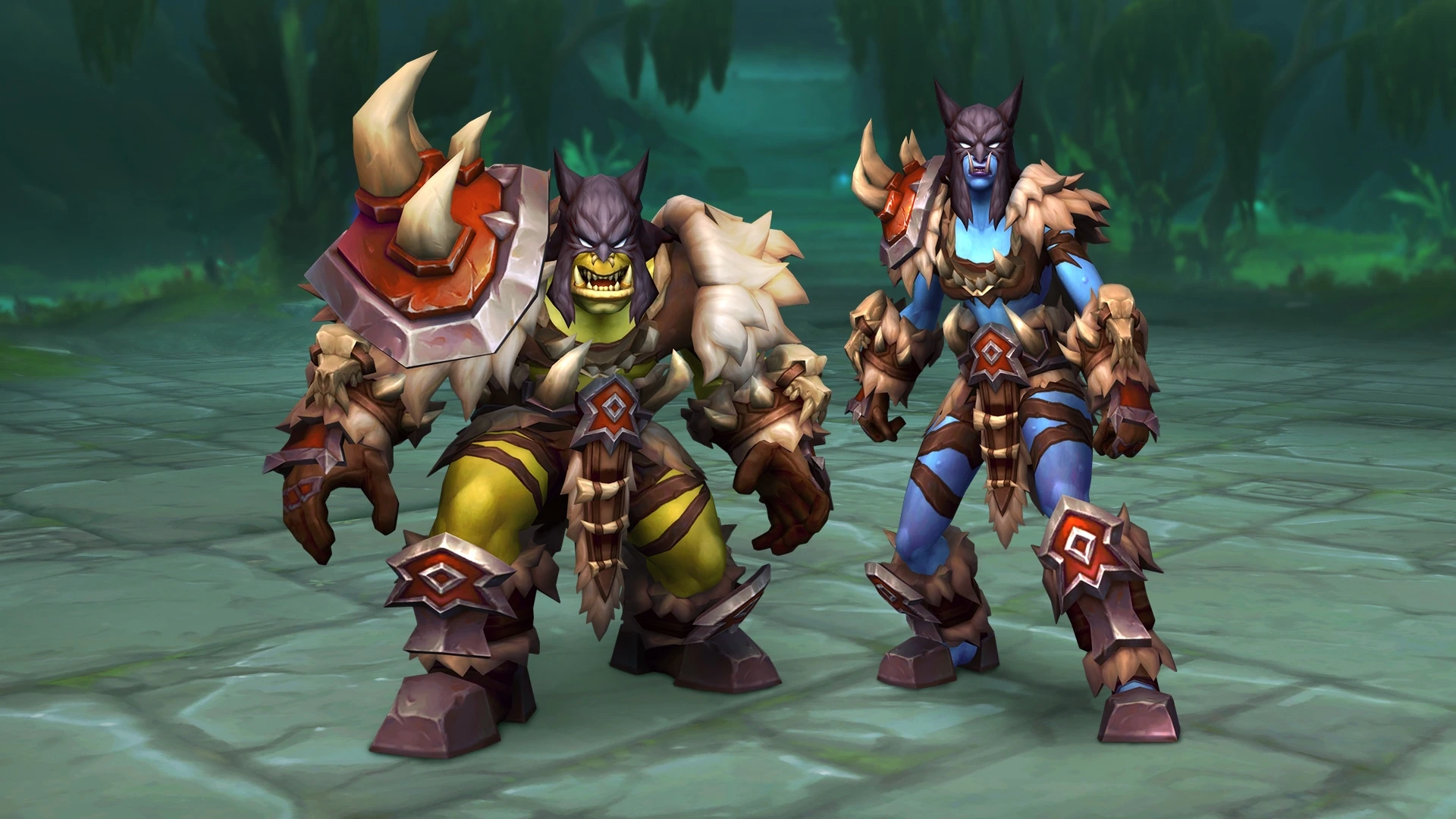 Rexxars sagenumwobenes Gewand mit zwei Charakteransichten