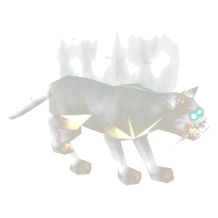 Verfluchte Birmakatze – transparentes Originalmodell